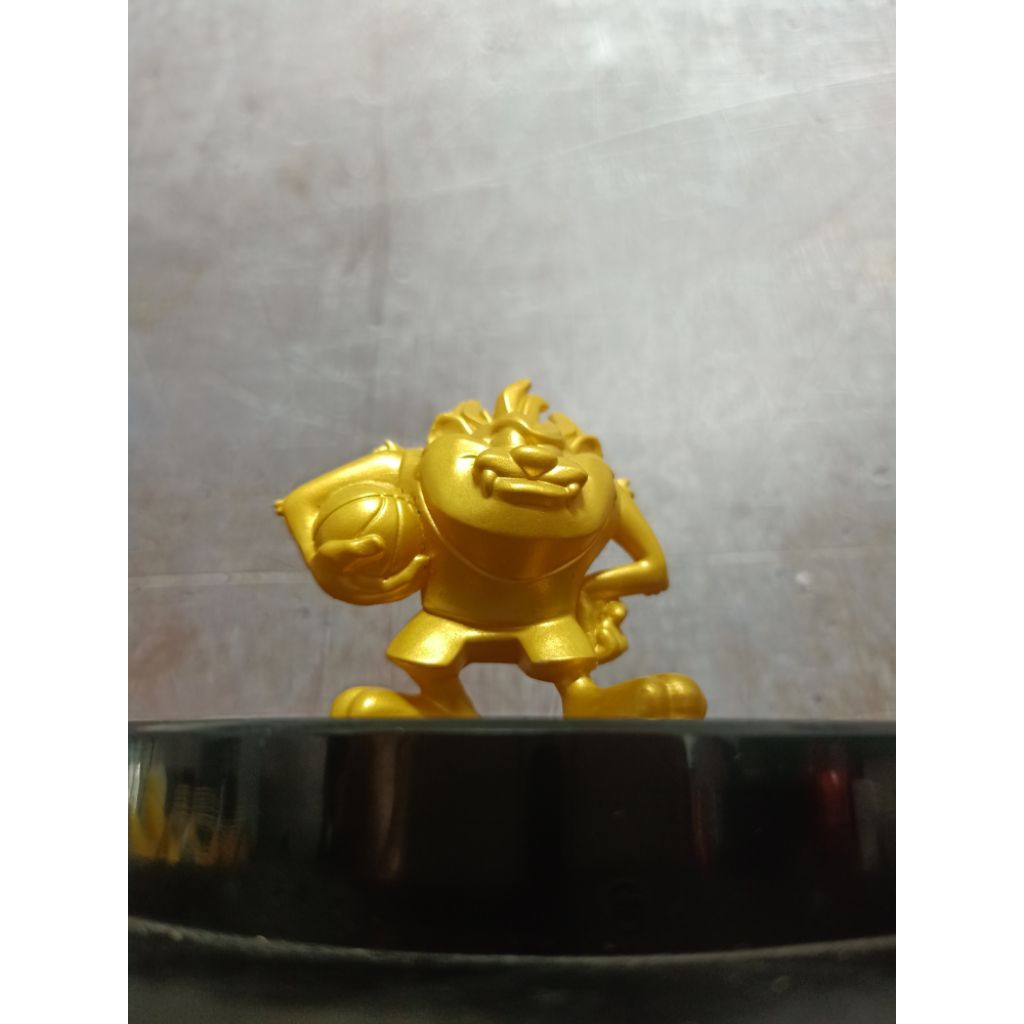 Figure Warner Bros Character Space Jam Tazmania Devil Gold Version