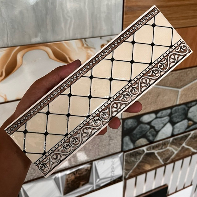 lis keramik dinding 8x25 | list keramik dinding 8x25 rara Brown