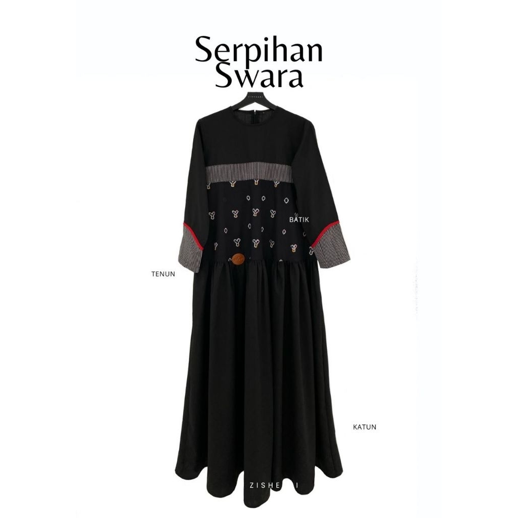 Serpihan Swara by Zisheeri/Abaya Dress/Zisheeri
