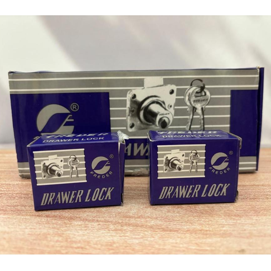 Kunci Laci Loker Lemari Putih Kecil 16mm FREDER 101