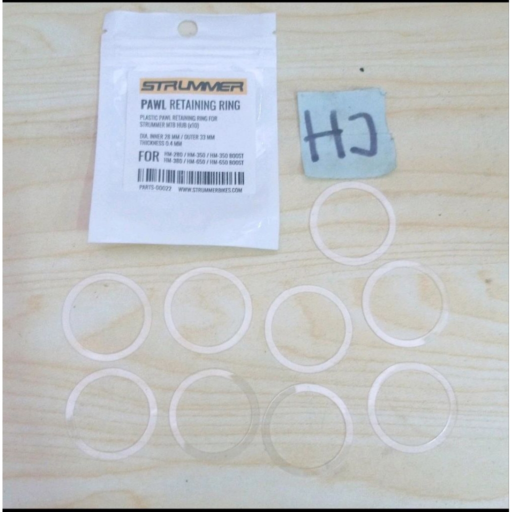 Plastik Penahan Pawl Retaining Ring for Strummer MTB Hub