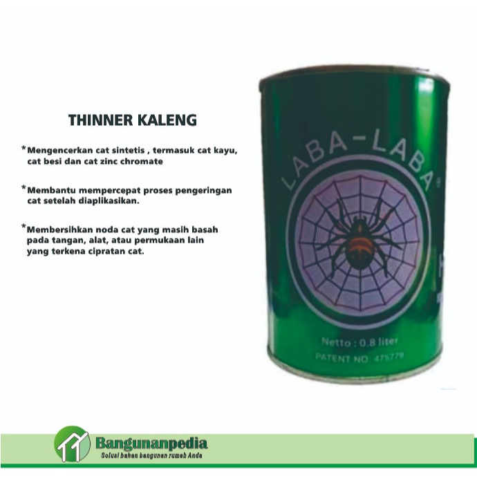THINNER SUPER CAMPURAN CAT MINYAK 1 KG