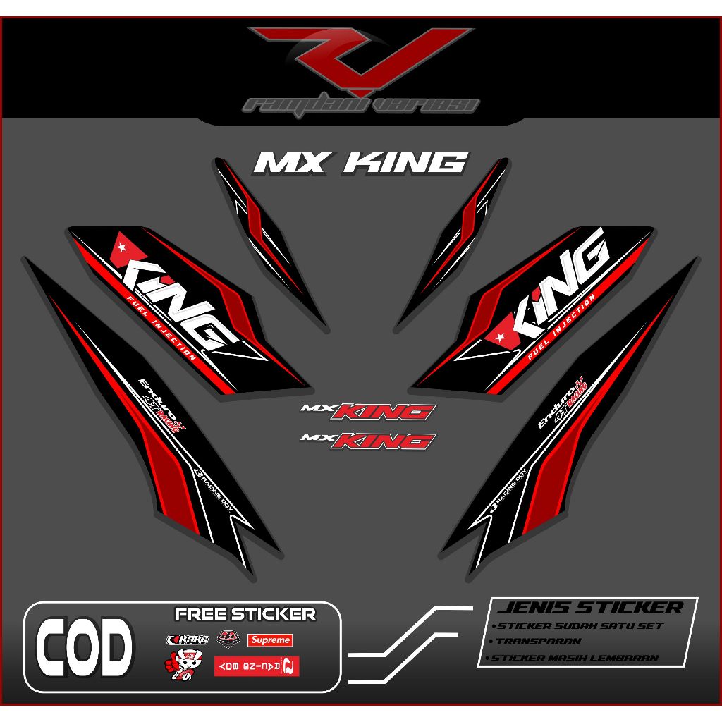 STRIPING JUPITER MX KING/STIKER VARIASI MX KING/STRIPING MOTOR MX KING 150 KEREN
