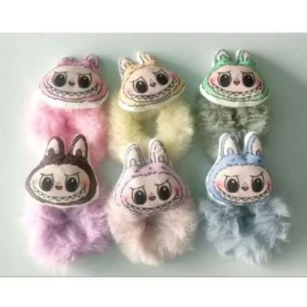 IKAT RAMBUT BULU LABUBU | IKAT RAMBUT ANAK | IKAT RAMBUT KARAKTER LABUBU LUCU | IKAT RAMBUT BULU