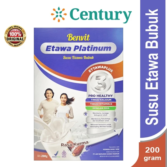 BENVIT ETAWA PLATINUM KURMA 200GR /SUSU BUBUK / TULANG SENDI