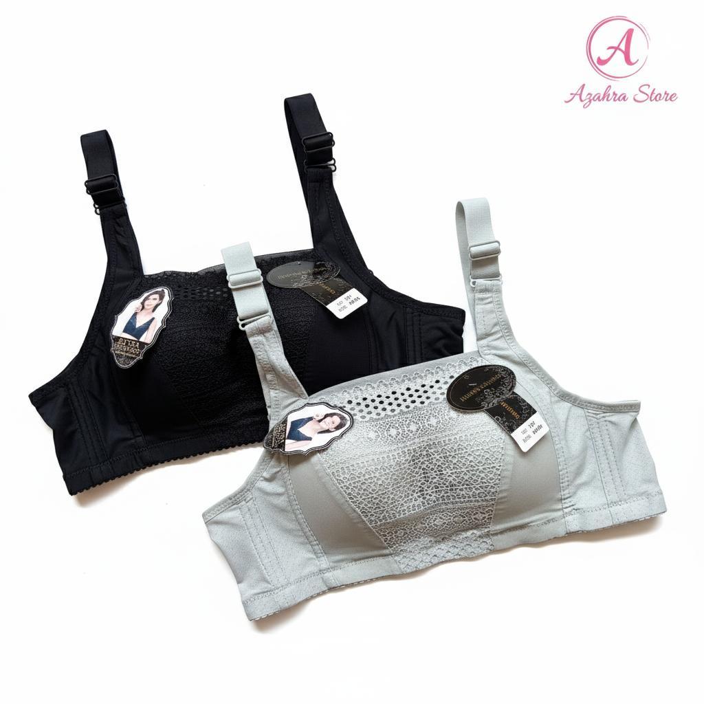BH KEMBEN WANITA BUSA TANPA KAWAT KAIT 4 RENDA