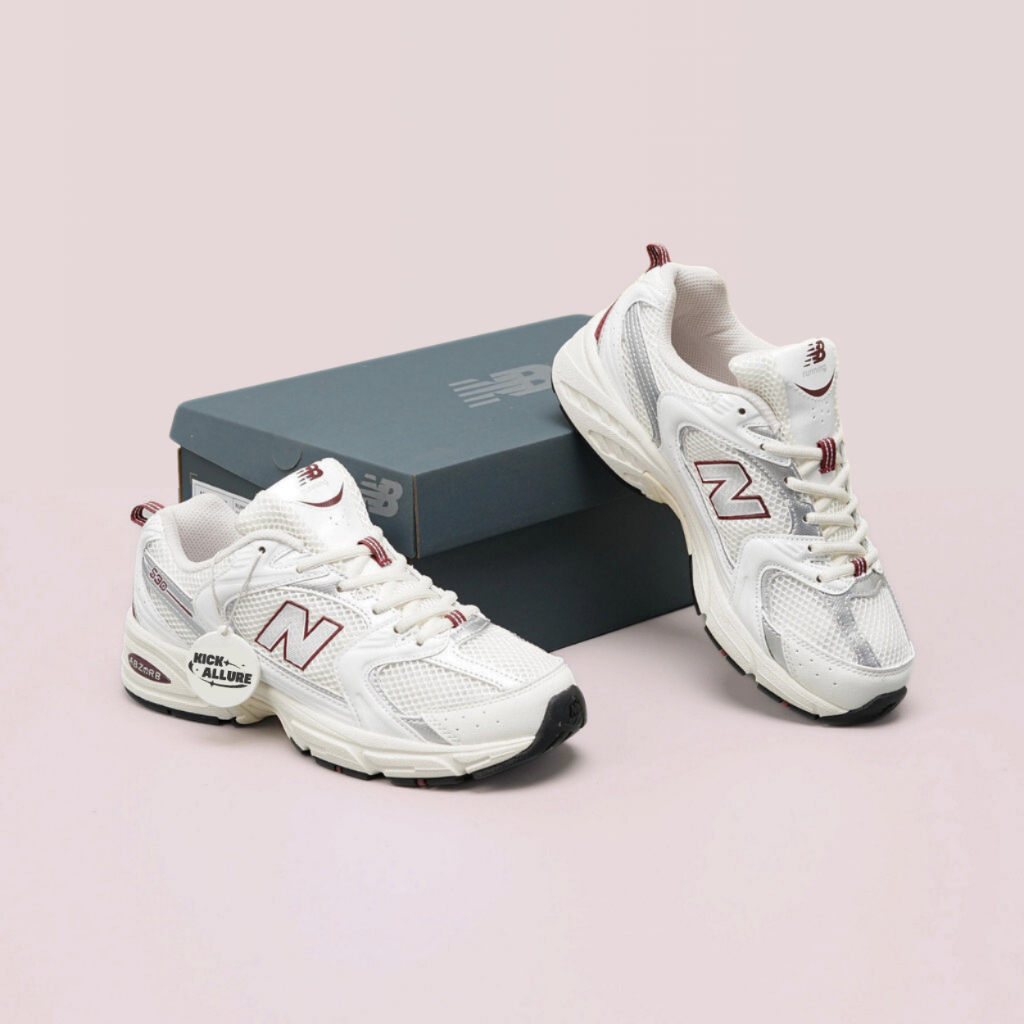 New Balance 530 Sea Salt Mercury Red