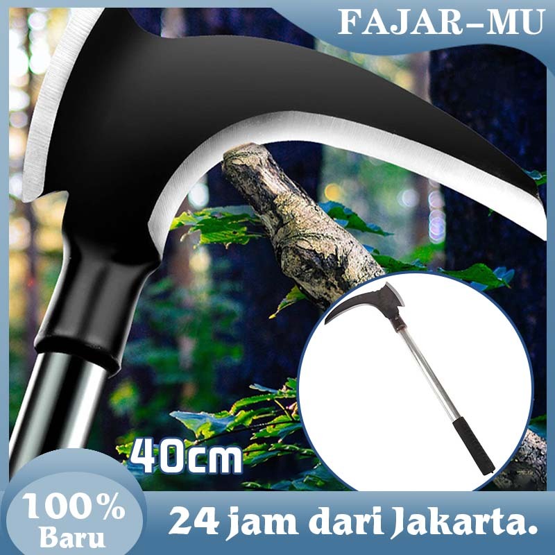 Arit Padi Baja / Sabit Arit Rumput Baja Asli / Alat Pemotong Ranting Pohon