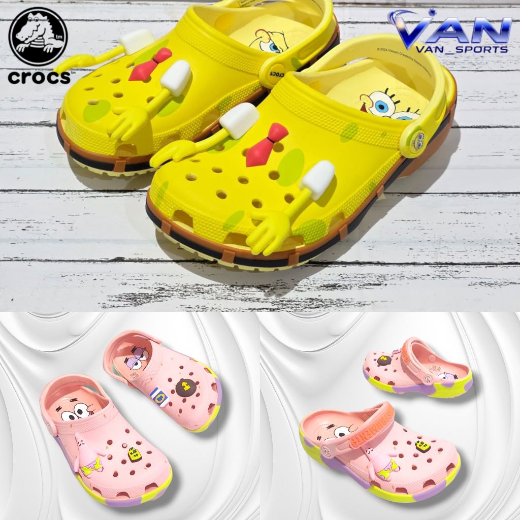 SANDAL CROCS SPONGBOB PATRICK-CROCS SPONGEBOB PATRICK- SANDAL CROCS WANITA