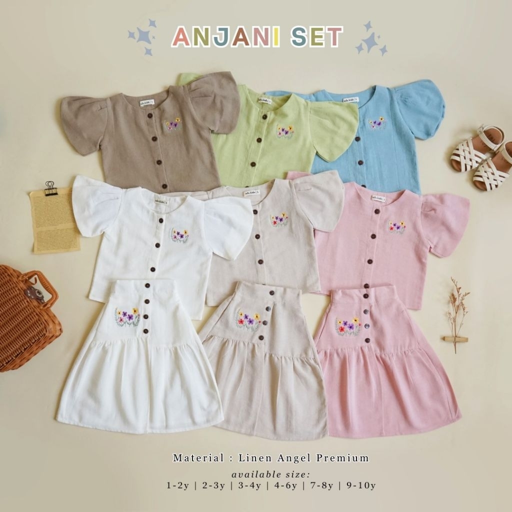 Setelan Anak Perempuan - ANJANI SET - Makassarbaby