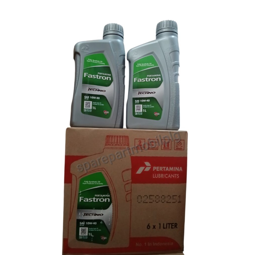 Oli Mesin Mobil Pertamina Fastron techno SAE-10W-40| 1 Liter