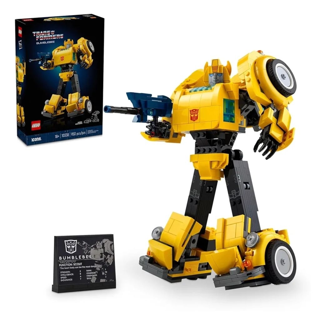 Lego Transformers Bumblebee 10338 Original 950 Pcs - Mainan Balok Anak