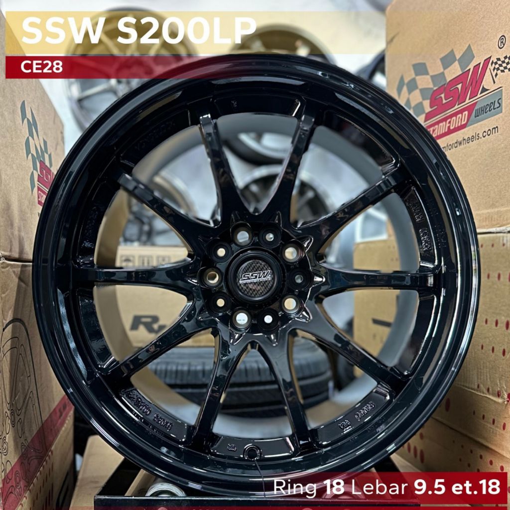 velg ce28 r18 ssw original thailand lebar 9,5 pcd 5X114,3 velg racing ring 18 velg mobil r18 Innova 