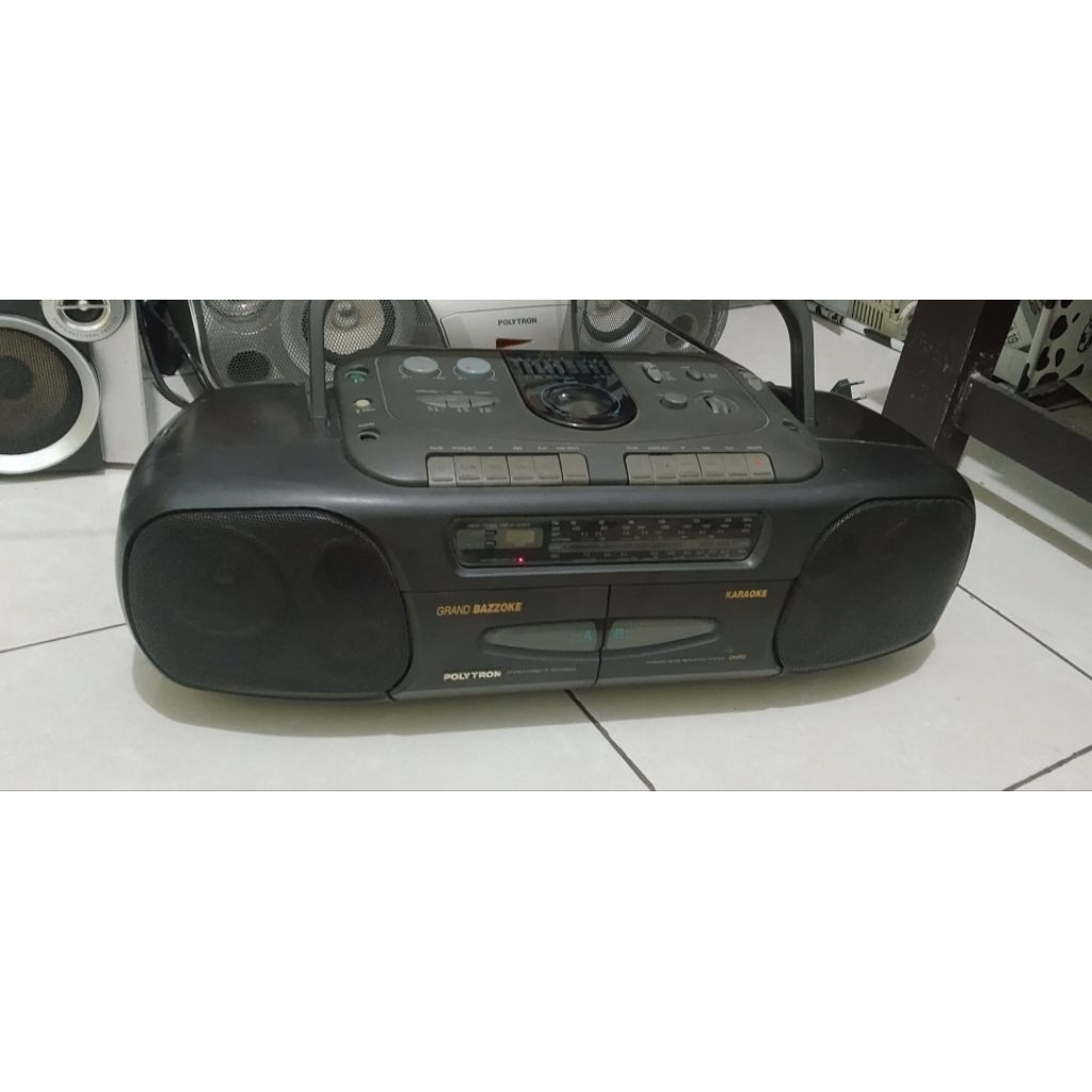 Radio Tape Compo Polytron PSC 424 ADA SUBWOOFER DIDALAMNYA.