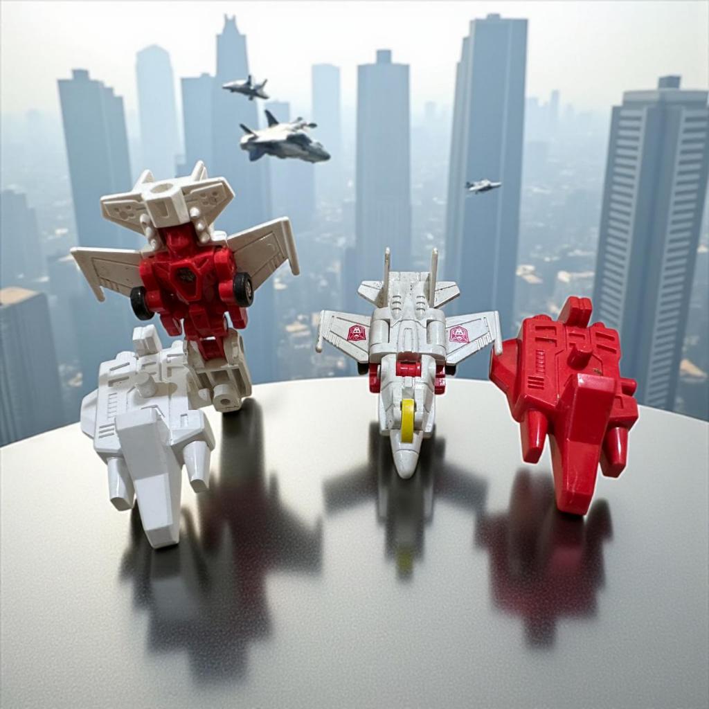 TERMURAH MAINAN ROBOT TRANSFORMER MINI ROBOT TRANSFORMASI PESAWAT LUAR ANGKASA MINI 02
