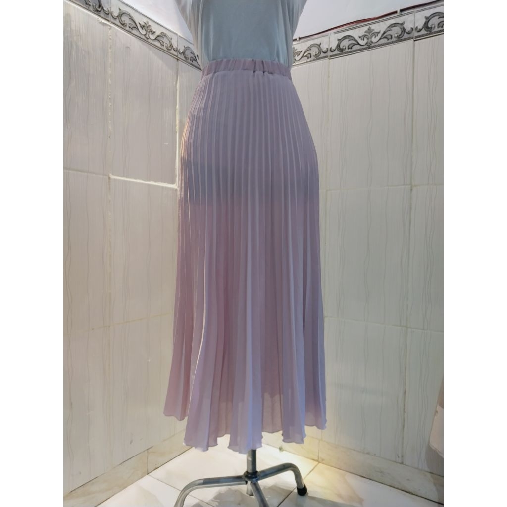 Rok plisket & double layer