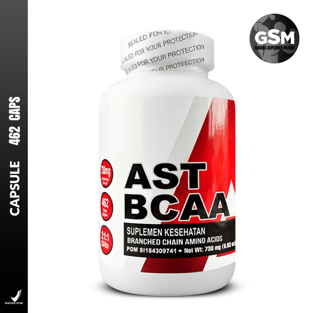 AST BCAA 462 Caps Suplemen Otot Gym