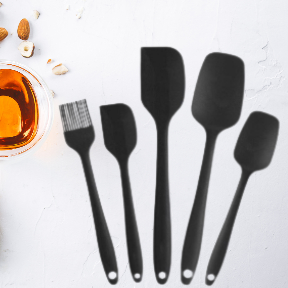 Set Alat Masak Lengkap Spatula Sampai Kuas Silikon Berkualitas Tinggi 6PCS