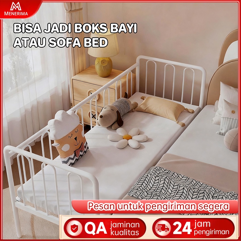 Ranjang Bayi Besi Box Bayi Tempat Tidur Bayi ranjang /Tempat Tidur Sofa / Dipan