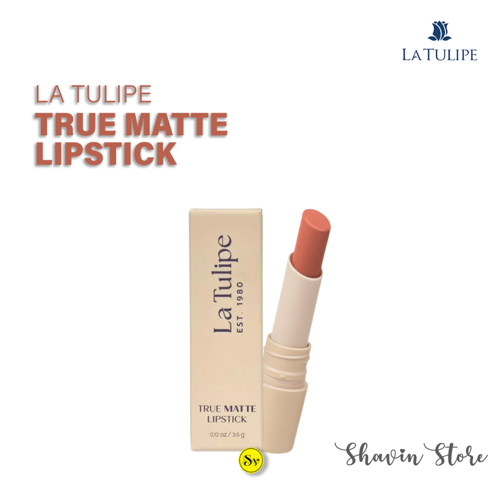 La Tulipe True Matte Lipstick - Lipstik La Tulipe Tahan Lama