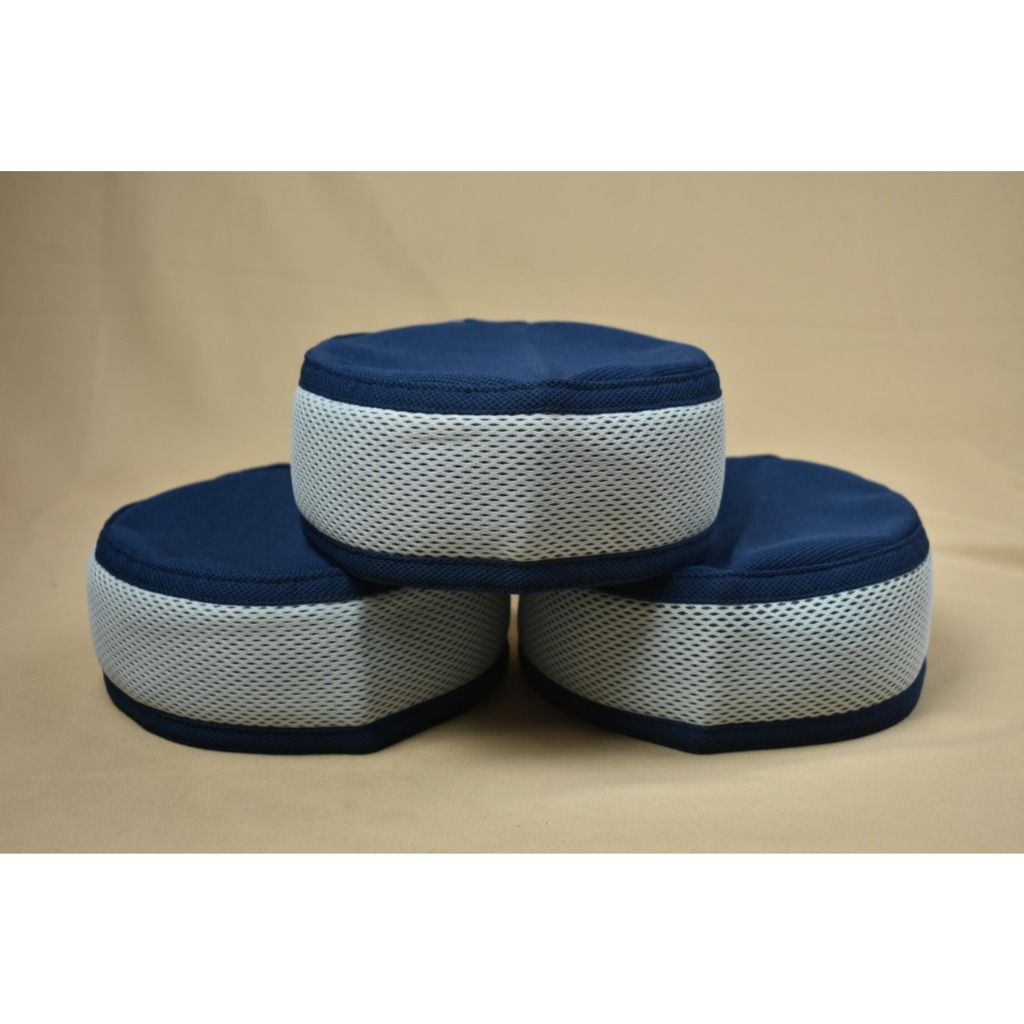 peci kopiah taliban warna biru dongker mix putih harga terjangkau kualitas bagus