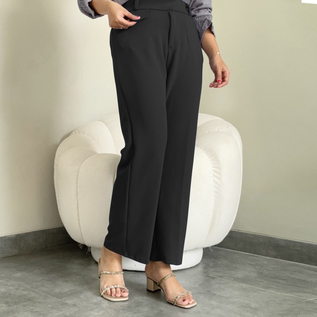 ORO PANTS HIGH WAIST ORO PANTS KNIT CELANA PANJANG ORO PANTS JUMBO KNIT