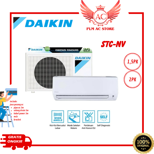 AC DAIKIN STANDAR THAILAND STC35NV (1,5PK) / STC50XV (2PK) AC DAIKIN STANDAR THAILAND
