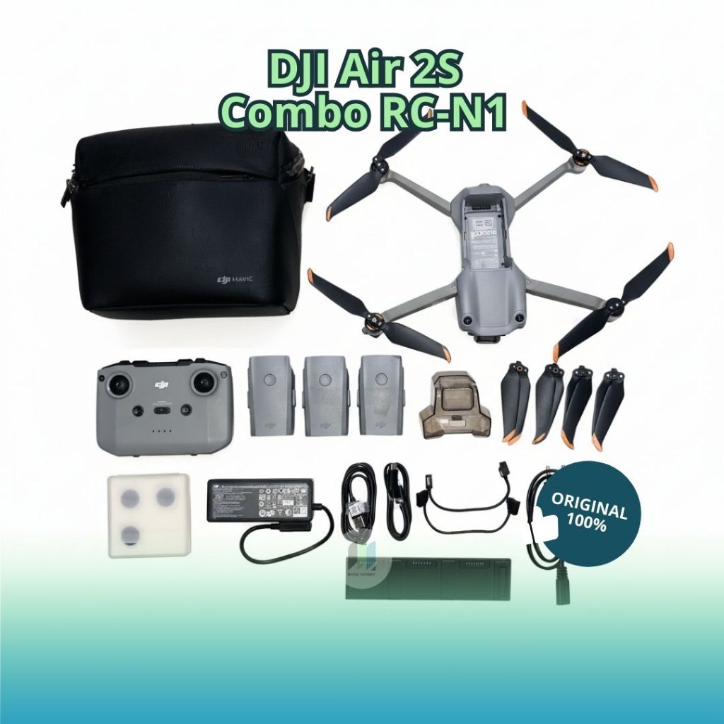 Drone DJI Air 2S Fly More Combo (Drone Second Kamera 5.4K ADS-B) Original