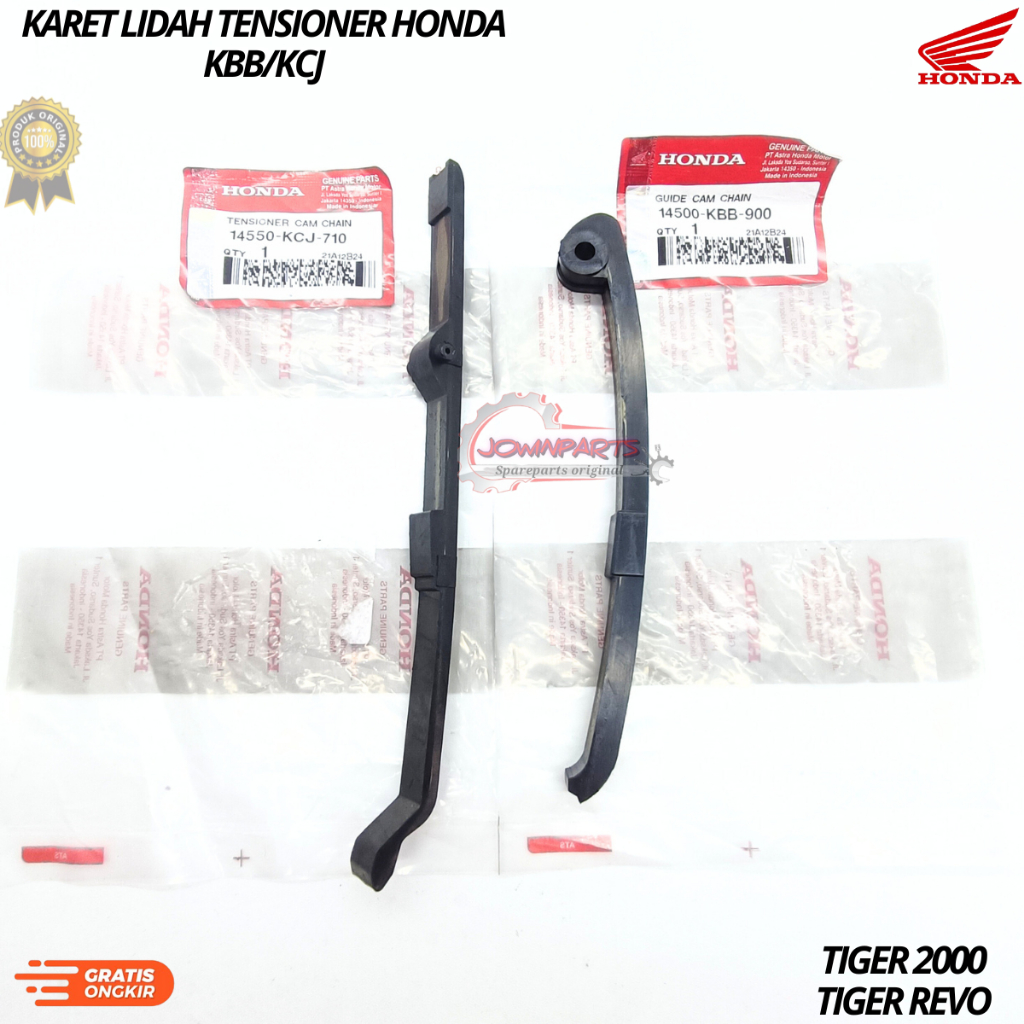 Karet lidah tensioner honda TIGER 2000,TIGER REVO,KBB/KCJ berkualitas original asli ori dan presisi