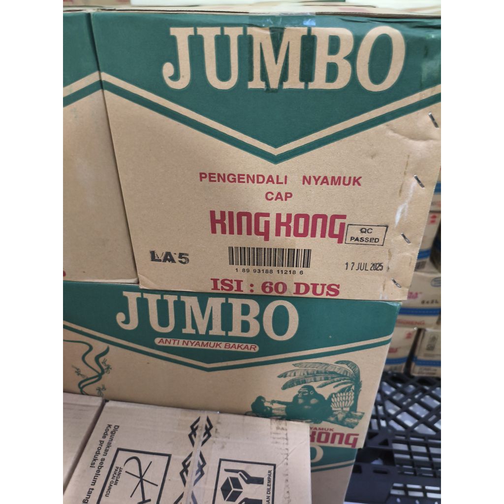 Kingkong jumbo obat nyamuk bakar 1 dus isi 60