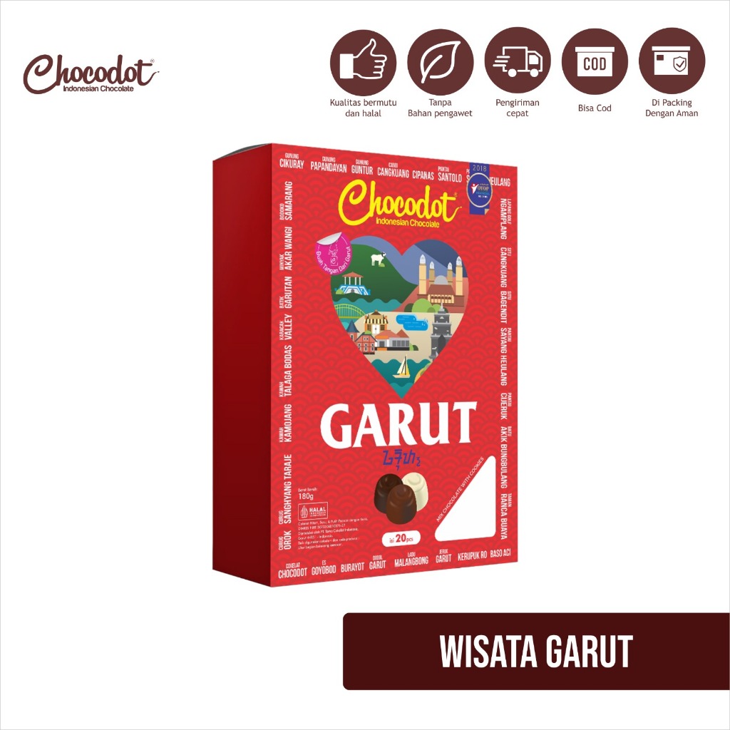 Coklat Chocodot Edisi Wisata Garut