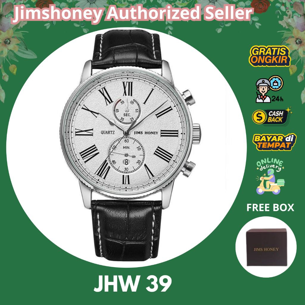 JIMS HONEY JHW 39 Jam Tangan Cowok Pria Jimshoney Semarang Murah Elegan Fashion Casual Terbaru Awet