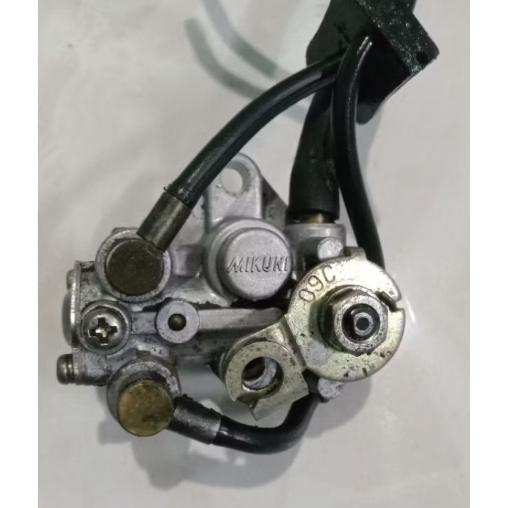 Pompa Oli Samping Oil Pump Mikuni Suzuki Satria 2tak Hiu Lumba Asli Ori Original