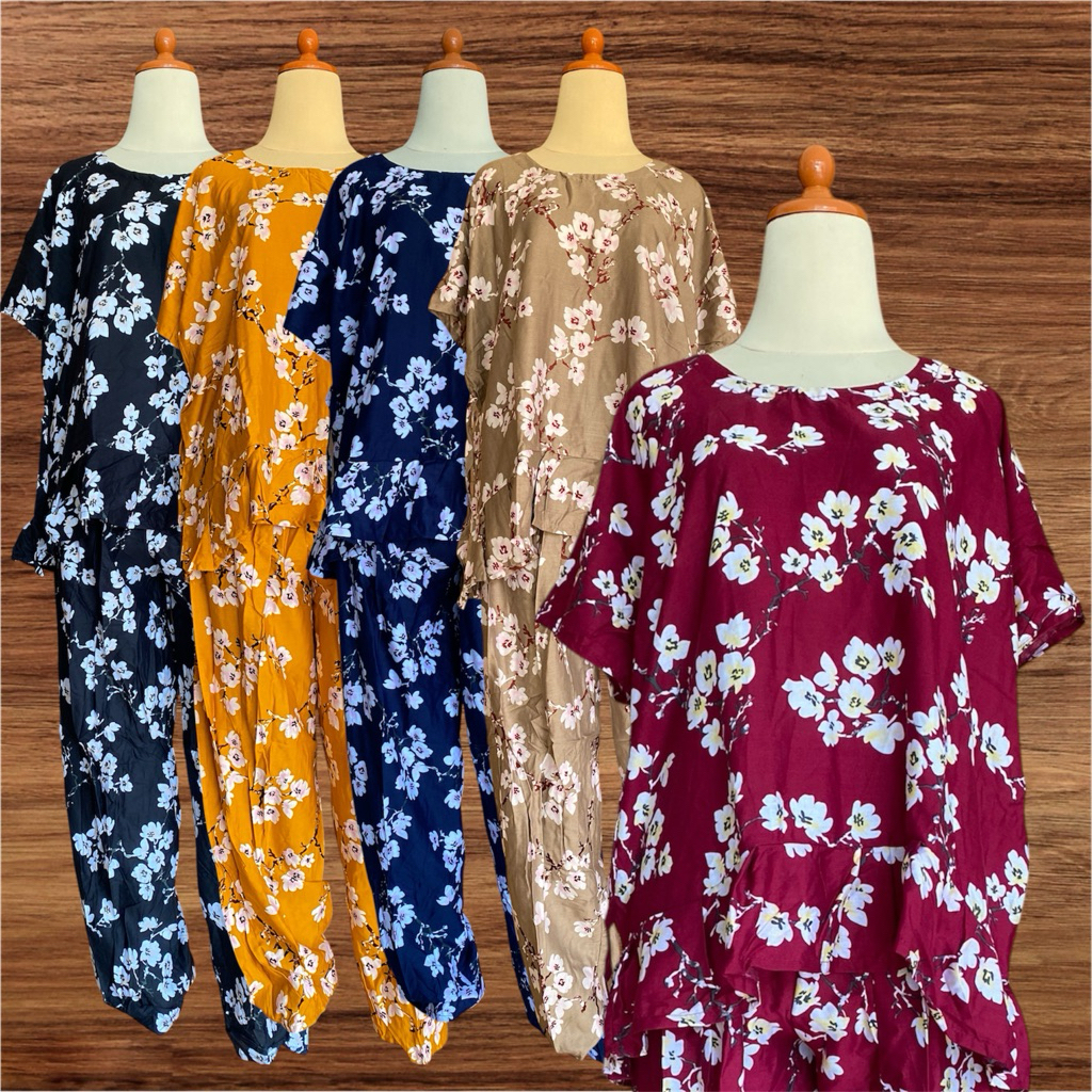 SETELAN XXXL CELANA PANJANG SUPER JUMBO / ONE SET / PIYAMA / BAJU TIDUR / BABYDOLL / PAJAMAS