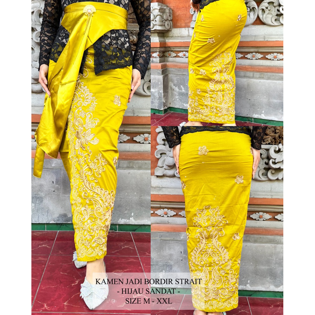 KAMEN JADI BALI BORDIR STRAIT KEKINIAN PROMO