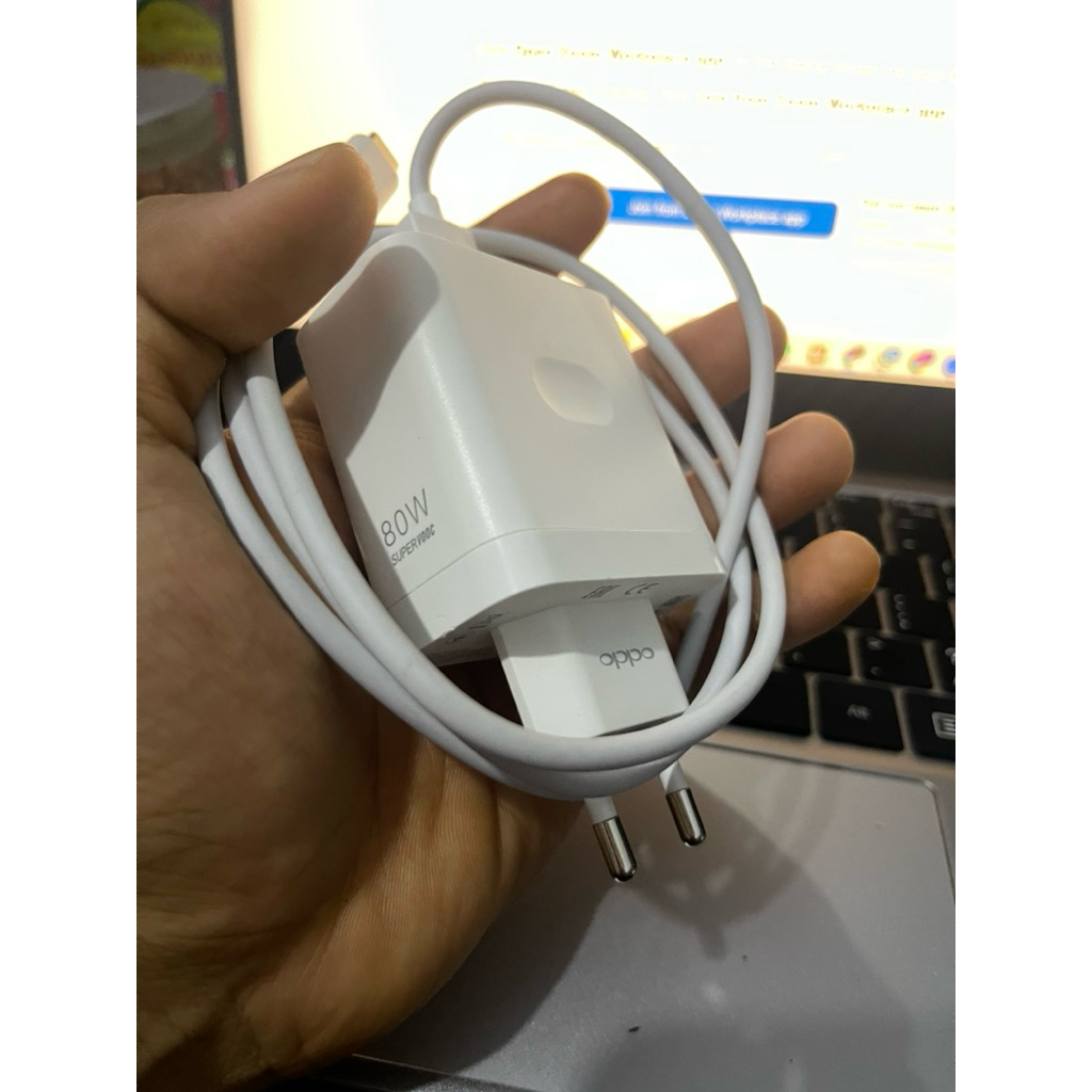 charger Bawaan Oppo Reno 8 80 Wat