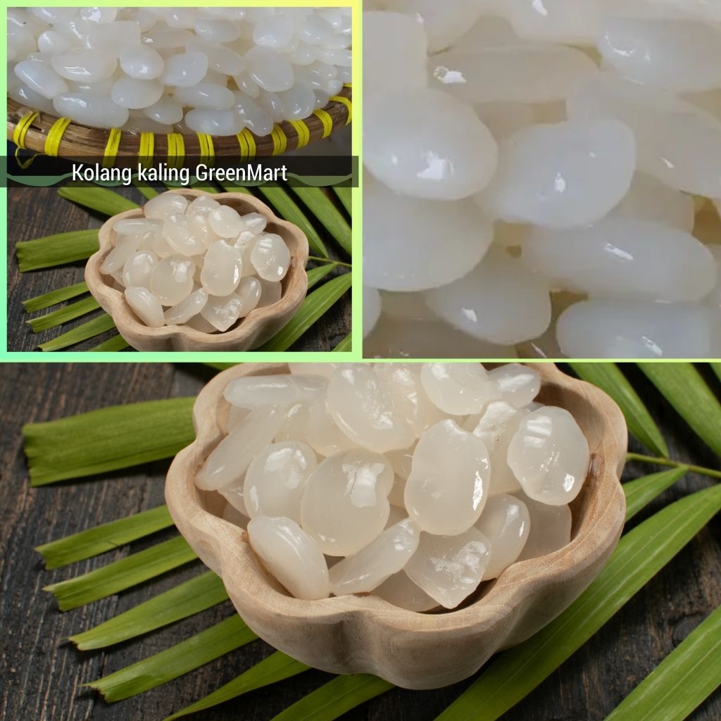 kolang kaling segar higenis 100 % tanpa bahan pengawet kemasan 1 kg banyak manfaat dapat diolah berb