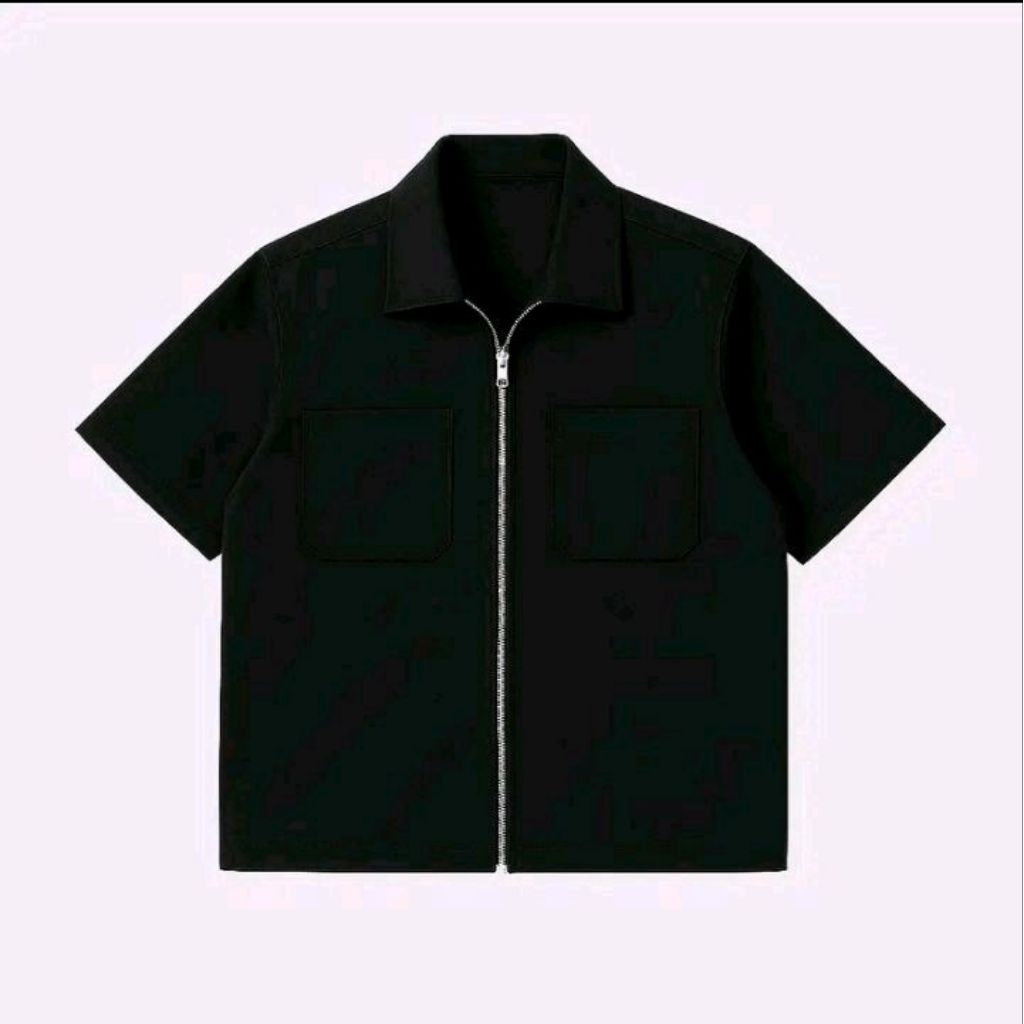 stly workshirt boxy kemeja polos Distro