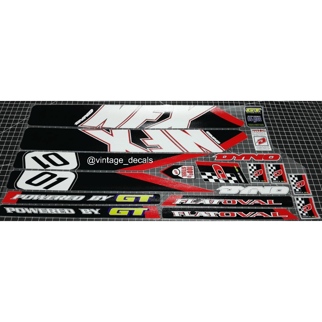 decals replacement BMX dyno NFX