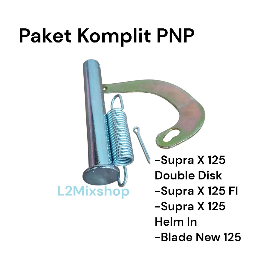 Paket As Padat Per Tapal Klip Standar Tengah Cocok Untuk Motor Honda Supra X 125 DD, Supra X 125 FI,