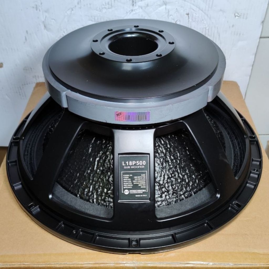 Komponen Speaker / 18 Inch / RCF L18P500 / VC 5 IN / L 18 P 500 L18 P500 18P500 / 98 dB - RMS 1600 W