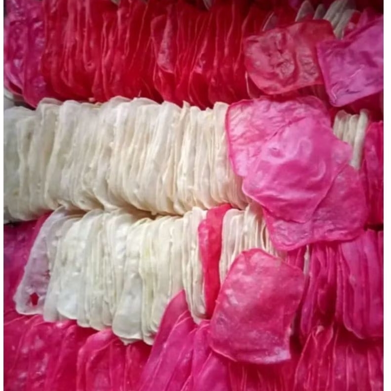 OPAK SINGKONG MENTAH JUMBO TINGGAL GORENG GURIH RENYAH TERMURAH / KRUPUK KERUPUK SINGKONG / KECIMPRI