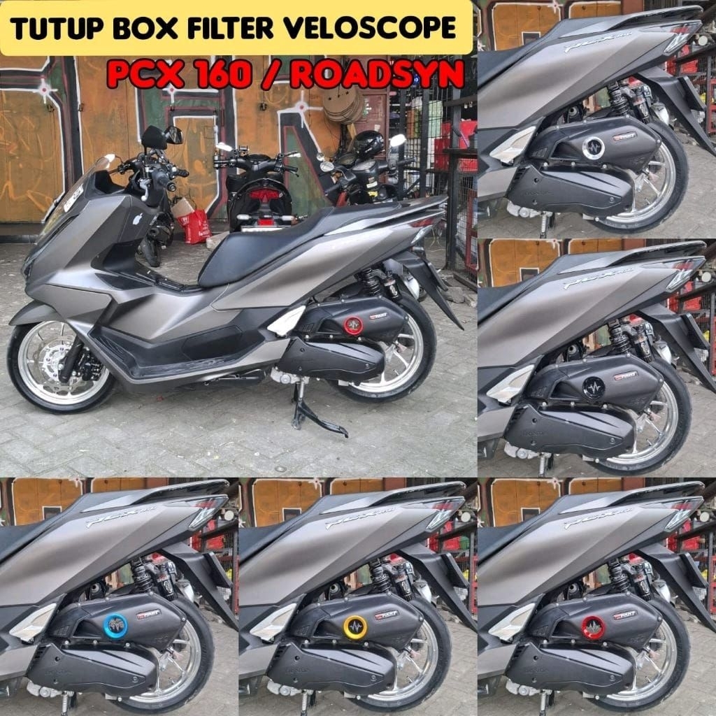 Tutup Filter Veloscope honda pcx 160 2025 ROADSYN