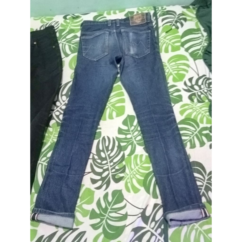 jeans denim selvedge second (zaseng jeans)