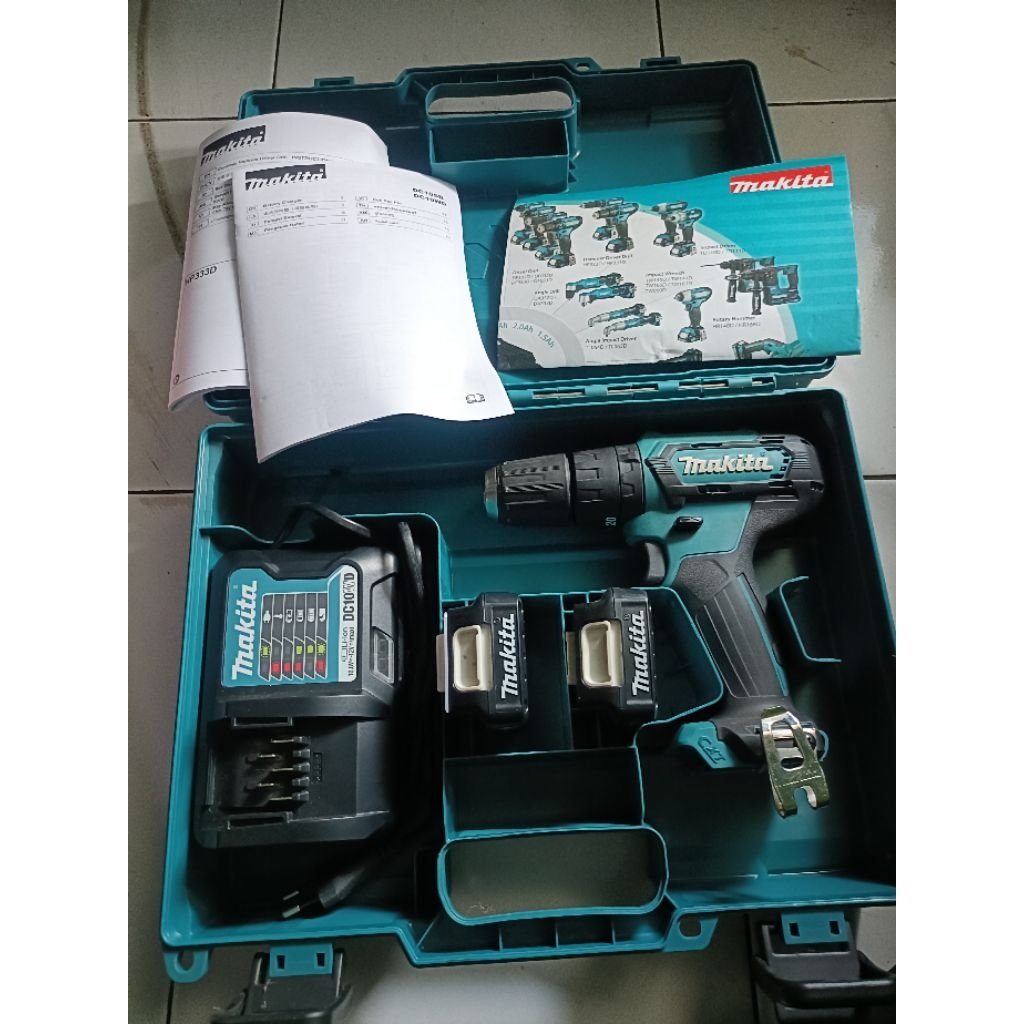 Bor Cordless Makita Hp333Dwye second 95% Like New