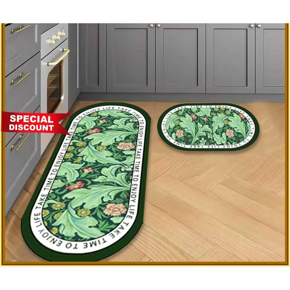 Keset Dapur 3D anti slip 2 in 1