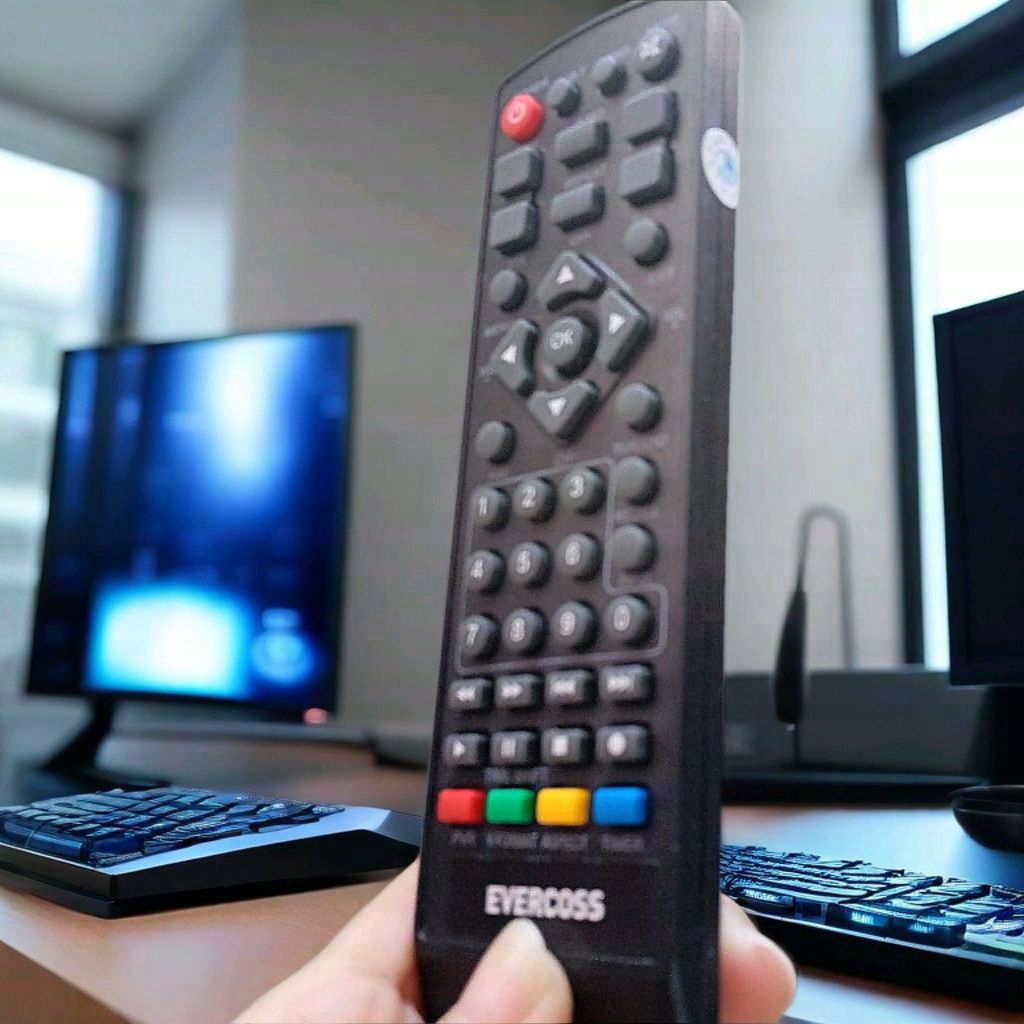Remote remot Stb evercoss remot set top box EVERCOSS TANPA SETTING GARANSI