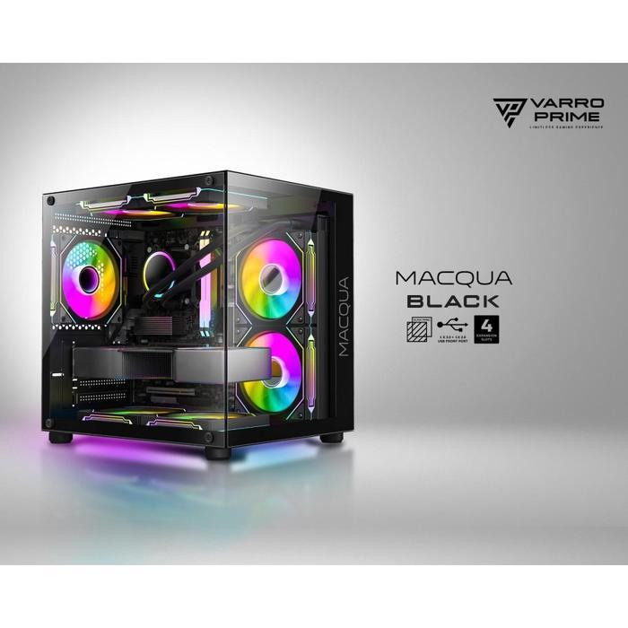 PC GAMING Full Set AMD RYZEN 5 3400G I 16GB DDR4 Monitor 24'' Siap pakai