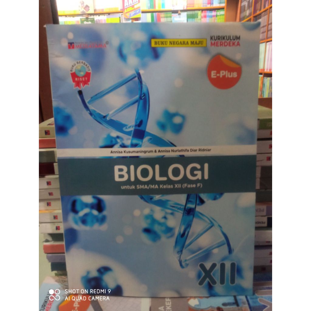 Buku biologi untuk SMA kelas 12 kurikulum merdeka mediatama