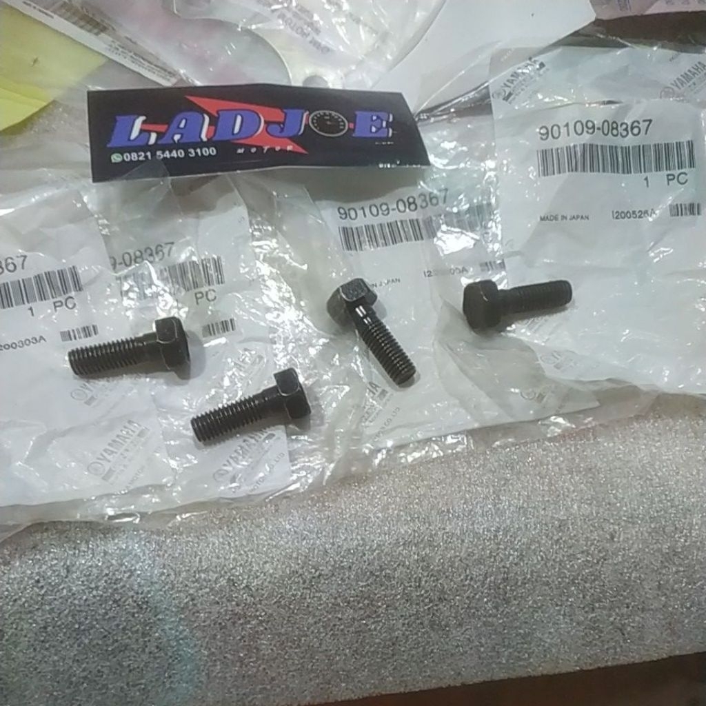 set bolt 14/baut 14 drat 12 piringan cakram rxking/90109-08376/4pc/yamaha